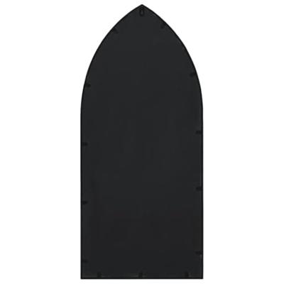Tuinspiegel 100x45 cm ijzer zwart