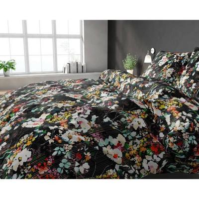 Sleeptime - Jolisa Black Dekbedovertrek Katoen - Zwart - 240 x 220