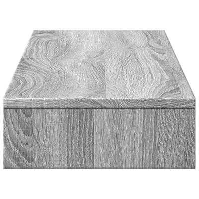 VidaXL Monitorstandaard 100x27x10 cm bewerkt hout grijs sonoma eiken VidaXL Monitorstandaard 100x27x10 cm bewerkt hout grijs sonoma eiken