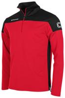 Stanno 408015 Pride 1/4 Zip Top - Red-Black - M - thumbnail