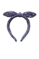 B.Nosy winter haarband meisjes - paars - Ava - pailletten - thumbnail