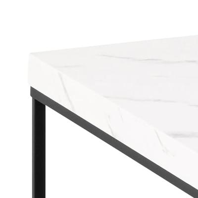 Bendt Salontafel 'Maresa' Marmerlook, 110 x 55cm, kleur Wit Bendt Salontafel 'Maresa' Marmerlook, 110 x 55cm, kleur Wit