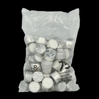 Neutraal theelicht wit 8uur zak 75 Stuks - thumbnail