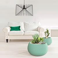 Prosperplast plantenpot|bloempot - kunststof - taupe - D30 x H22 cm - thumbnail