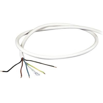 Scanpart oven aansluitkabel 5x2.50mm 1,5m Inbouw accessoire Wit