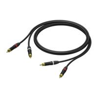 Procab PRA800/1 Prime tulpkabel 2x RCA male - 2x RCA male 1m - thumbnail