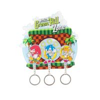 Sonic the Hedgehog Key rack incl. 3 key rings - thumbnail
