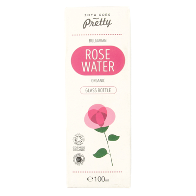 Zoya Goes Pretty Organic rose water glass bottle 100 Milliliter Zoya Goes Pretty Organic rose water glass bottle 100 Milliliter