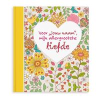 Boek met naam en foto - Voor mijn allergrootste liefde - Softcover - thumbnail