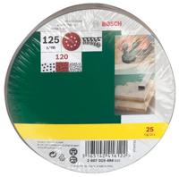 Bosch Accessories 2607019494 Excenterschuurpapier Met klittenband, Geperforeerd Korrelgrootte (num) 120 (Ø) 125 mm 25 stuk(s) - thumbnail