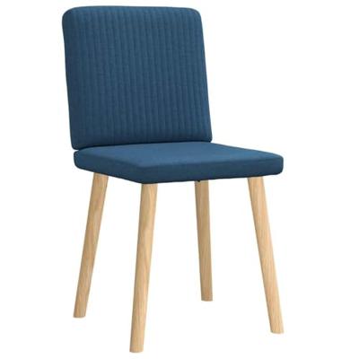 Eetkamerstoelen 2 st stof blauw Eetkamerstoelen 2 st stof blauw