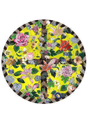 Moooi Carpets - Malmaison Citrus - 350 rond Vloerkleed