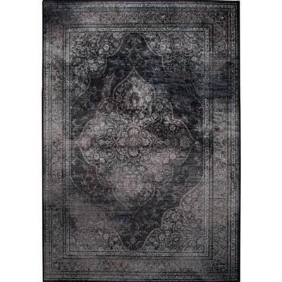 Dutchbone Vloerkleed 'Rugged' 200 x 300cm, kleur Dark Dutchbone Vloerkleed 'Rugged' 200 x 300cm, kleur Dark