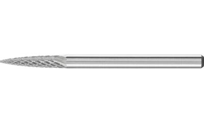 PFERD TOOLS 21222643 Freesstift Spitsboog Lengte 43 mm Afmeting, Ø 3 mm Werklengte 13 mm Schachtdiameter 3 mm