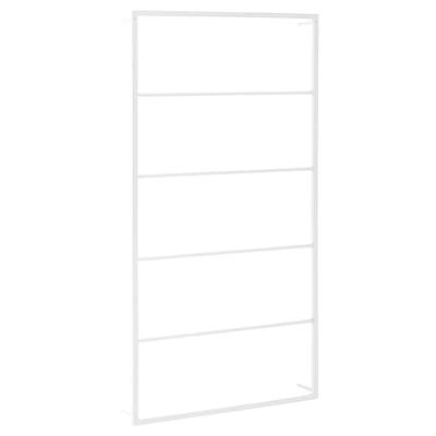 VidaXL Handdoekenrek wit 60x10x116 cm staal VidaXL Handdoekenrek wit 60x10x116 cm staal