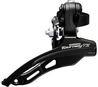 Shimano voorderailleur 6/7-speed tourney tz fd-tz510 down swing met hoge klem ø31,8 mm 48t