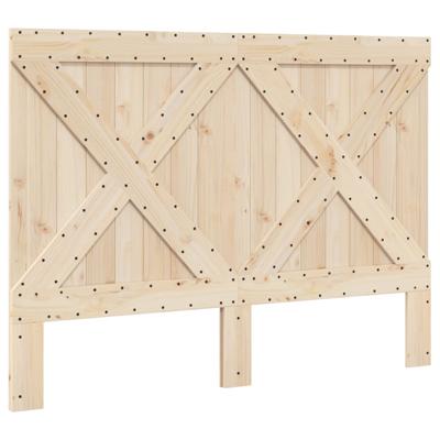 Bedframe met hoofdbord massief grenenhout 100x200 cm Bedframe met hoofdbord massief grenenhout 100x200 cm