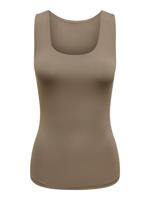 Only Onlea S/l 2-ways Fit Top Jrs Noos Tops En Singlets Walnut - thumbnail