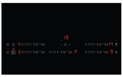 AEG 6000 serie FlexiBridge inductie Kookplaat 80 cm IKE85471FB