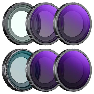 K&F Concept 6-in-1 full filter kit voor Insta360 GO 3S met UV, CPL en ND filters