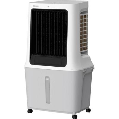 Be Cool Luchtkoeler 120 W (l x b x h) 496 x 375 x 870 mm Lichtgrijs, Wit Bediening via App, Timer, LED-display, Met afstandsbediening