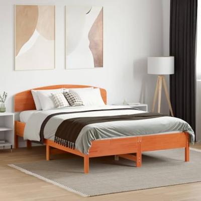 Hoofdbord 120 cm massief grenenhout wasbruin Hoofdbord 120 cm massief grenenhout wasbruin