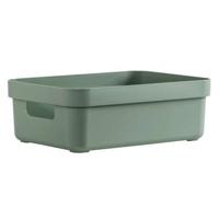 Sigma home box 9 liter - donkergroen - 35,2x25,3x12,2 cm - thumbnail