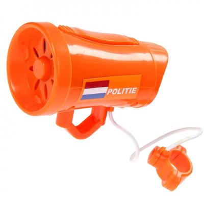 Fiets Sirene Politie NL Oranje