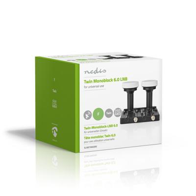 Universele LNB | Twin Monoblock | 6.0 | Ruisgetal 0,2 - 0,85 dB Universele LNB | Twin Monoblock | 6.0 | Ruisgetal 0,2 - 0,85 dB