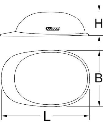 Werkveiligheidshelm met gezichtsbescherming, groen KS Tools 117.0139 - thumbnail