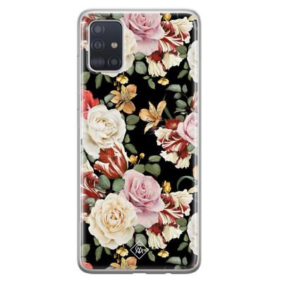 Samsung Galaxy A51 siliconen hoesje - Flowerpower Samsung Galaxy A51 siliconen hoesje - Flowerpower