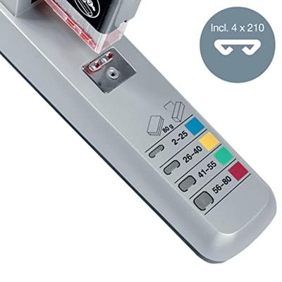 Leitz Heavy Duty nietmachine 5551, niet 80 vel, voor K6, K8, K10 en K12 nietcassettes, zilver Leitz Heavy Duty nietmachine 5551, niet 80 vel, voor K6, K8, K10 en K12 nietcassettes, zilver