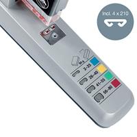 Leitz Heavy Duty nietmachine 5551, niet 80 vel, voor K6, K8, K10 en K12 nietcassettes, zilver - thumbnail