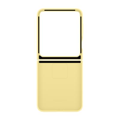 Samsung Silicone Case voor Flip 6 Telefoonhoesje Geel Samsung Silicone Case voor Flip 6 Telefoonhoesje Geel
