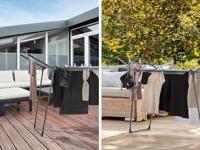 Leifheit 81690 Droogrek Pegasus 150 Solid Slim Black - thumbnail