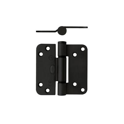 Intersteel Glijlagerscharnier 89 x 89 x 3 mm din links zwart