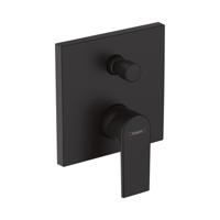 Hansgrohe Badmengkraan Inbouw Vernis Shape Eengreeps Met Geintegreerde Zekerheidscombinatie EN1717 Mat Zwart - thumbnail