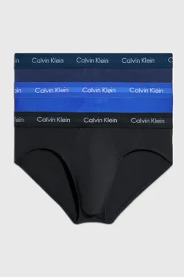 Calvin Klein 3-Pack Heren heup slips - Hip Brief - Katoenen heren onderbroeken - Elastische band