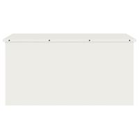 Buitenopslagdoos Wit 100 x 50.5 x 50 cm Koudgewalst staal - thumbnail