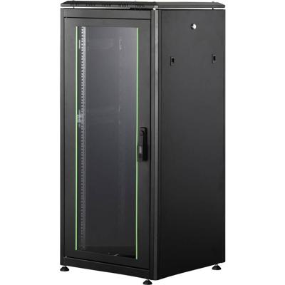 Digitus DN-19 26U-6/6-B-1 19inch-patchkast (b x h x d) 600 x 1342 x 600 mm 26 HE Zwart (RAL 9005), Zwart