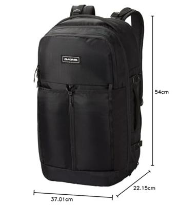 Dakine Split Adventure Rugzak - 38L - Black Ripstop