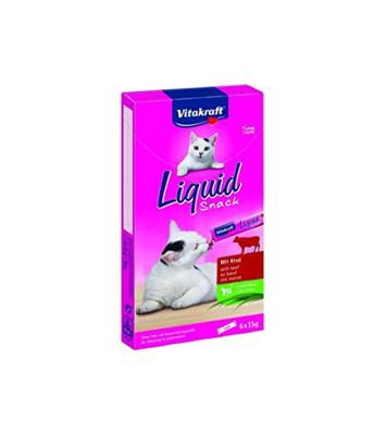 VITAKRAFT CAT LIQUID SNACK RUND & INULINE 11X3 ST