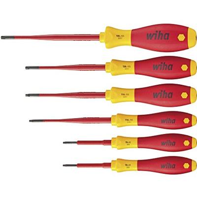 Wiha Schroevendraaier-set | 6-delig TX- BO | meercomponentengreep | ronde kling | 1 stuk - 41245 41245