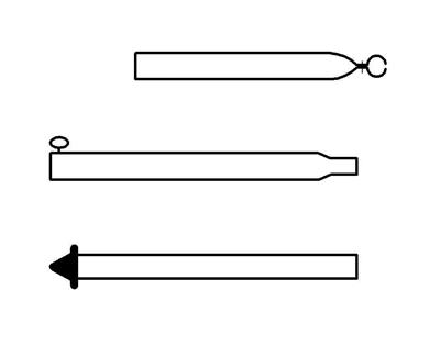 Campking Stormstok 170-260 cm, 28mm aluminium