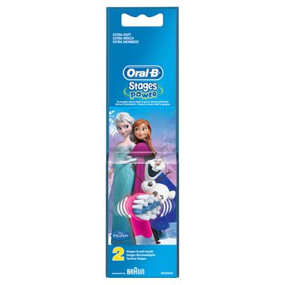 Oral-B Stages Power Elektrische Opzetborstels x2 met Disney Frozen-figuren