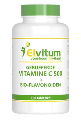 Gebufferde vitamine C 500mg 180 Tabletten