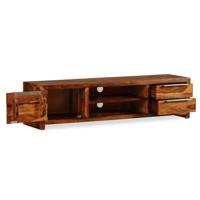 TV-meubel 120x30x30 cm massief sheeshamhout - thumbnail
