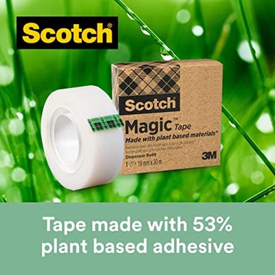 Scotch Plantaardige plakband - transparant- 9st. - thumbnail