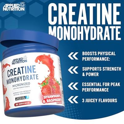 Creatine Monohydrate with Taste 50servings Strawberry & Raspberry - thumbnail