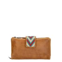 friendship leren dames portemonnee camel - thumbnail